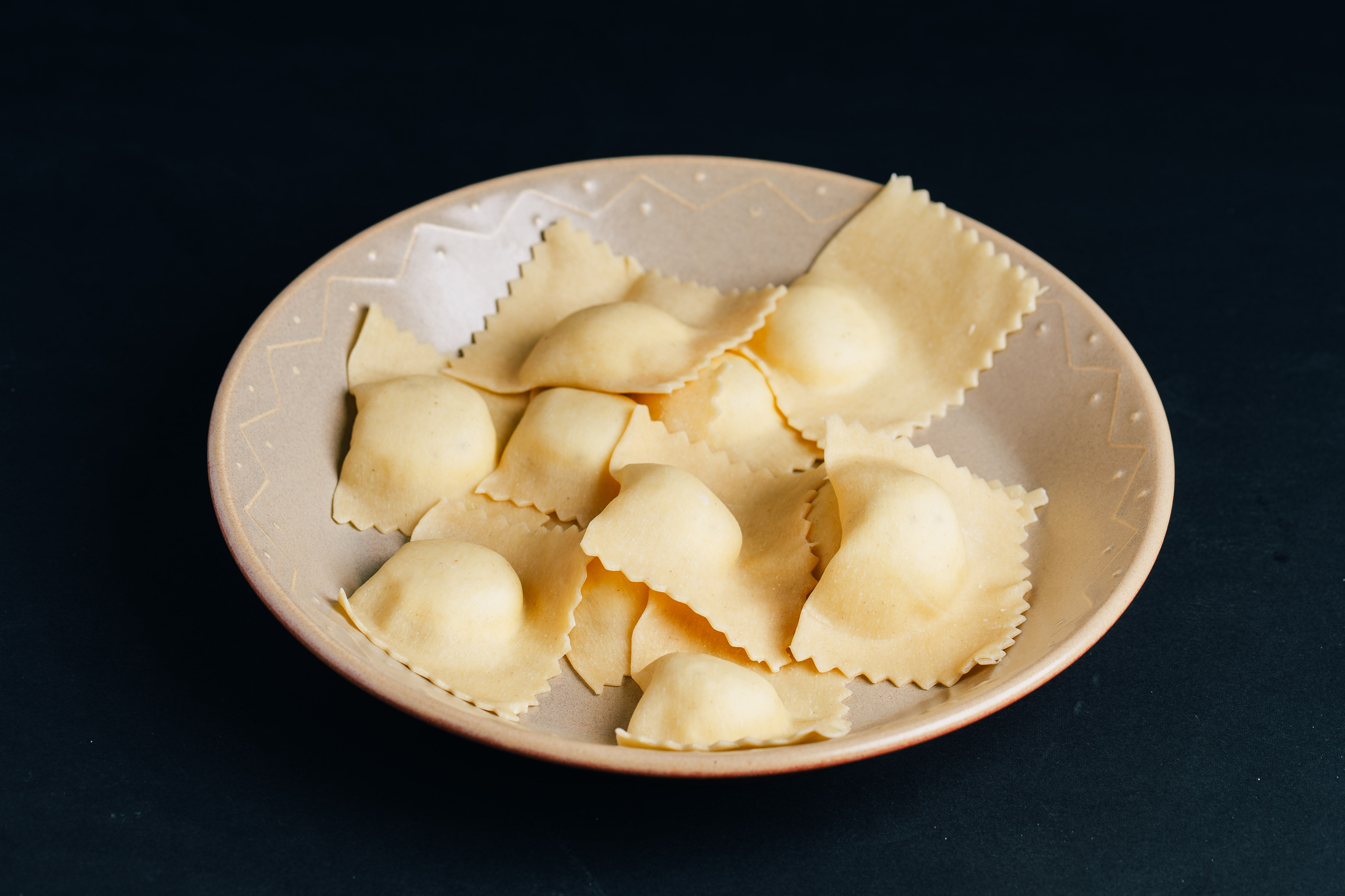 Handmade ravioli with rotating seasonal fillings from da Cecot, Edmonton